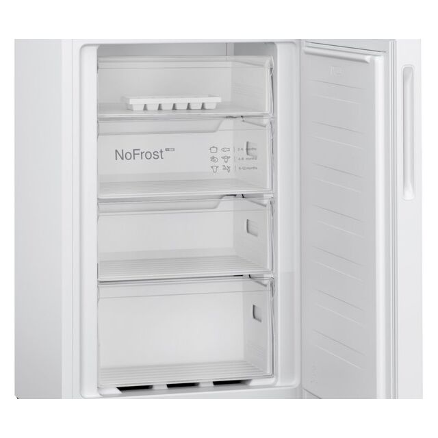 Bosch KGN27NWEAG, Free-standing fridge-freezer with freezer at bottom