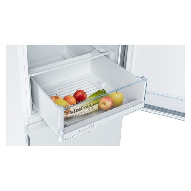 Bosch KGV336WEAG, Free-standing fridge-freezer with freezer at bottom