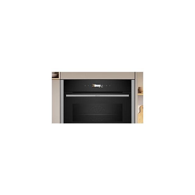 Neff C24MR21N0B, Built-in compact oven with microwave function