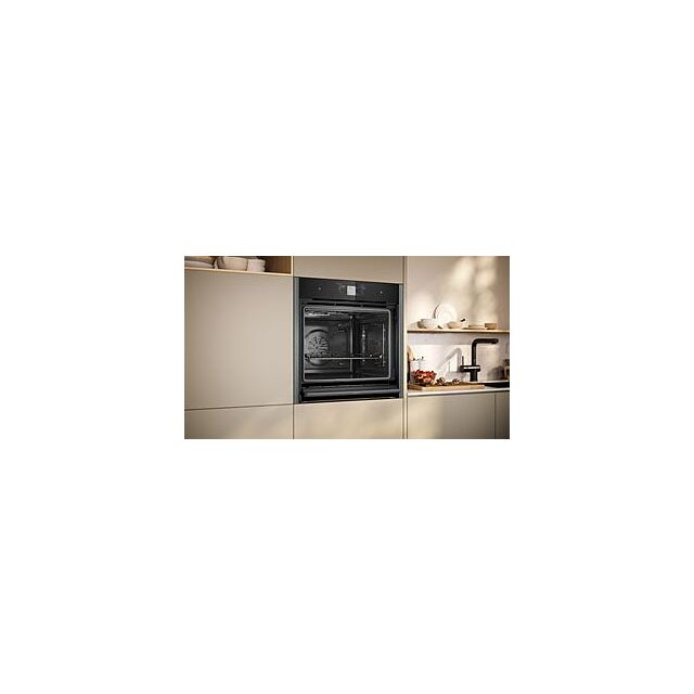 Neff B64VT73G0B, Built-in oven with added steam function