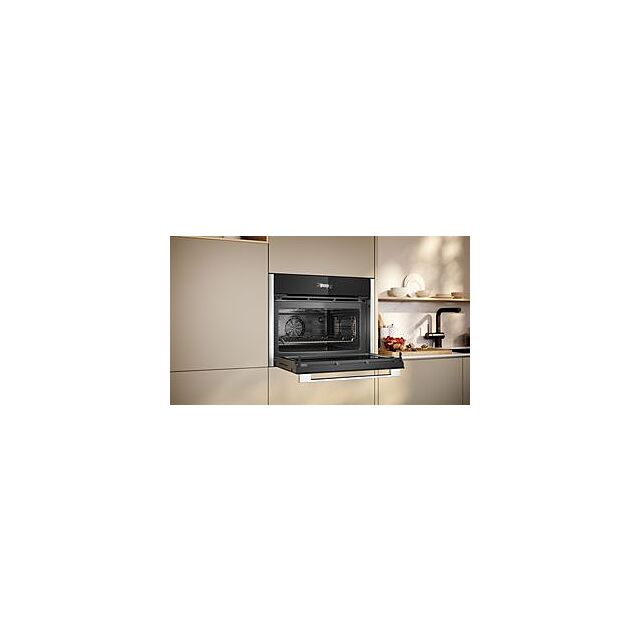 Neff C24MR21N0B, Built-in compact oven with microwave function