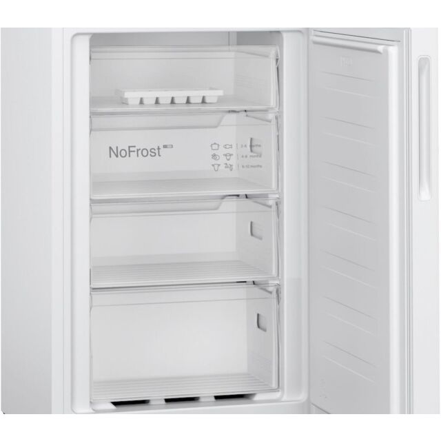 Bosch KGN27NWEAG, Free-standing fridge-freezer with freezer at bottom