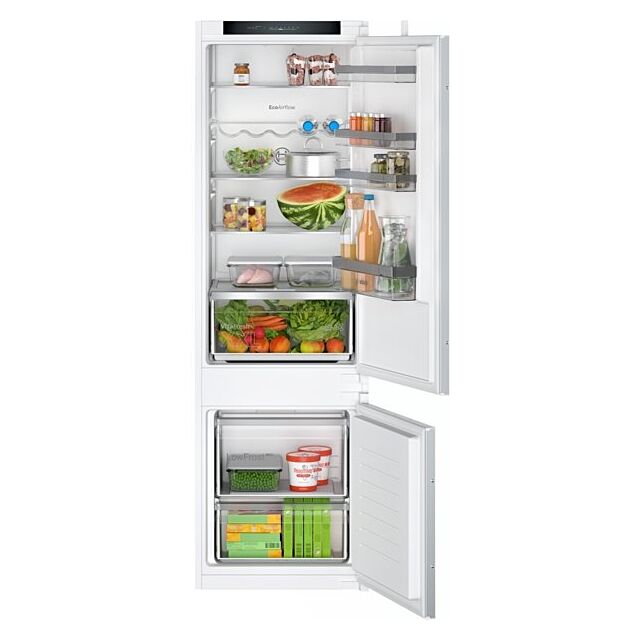 Bosch KIV87VSE0G, Built-in fridge-freezer with freezer at bottom