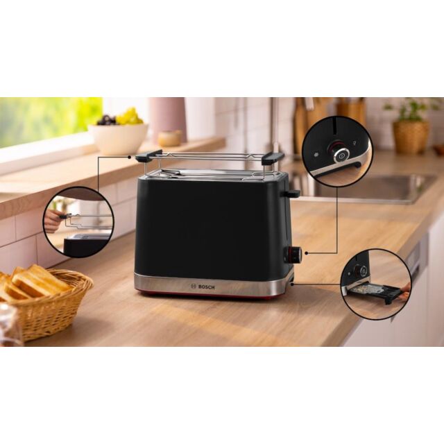 Bosch TAT4M223GB, Compact toaster