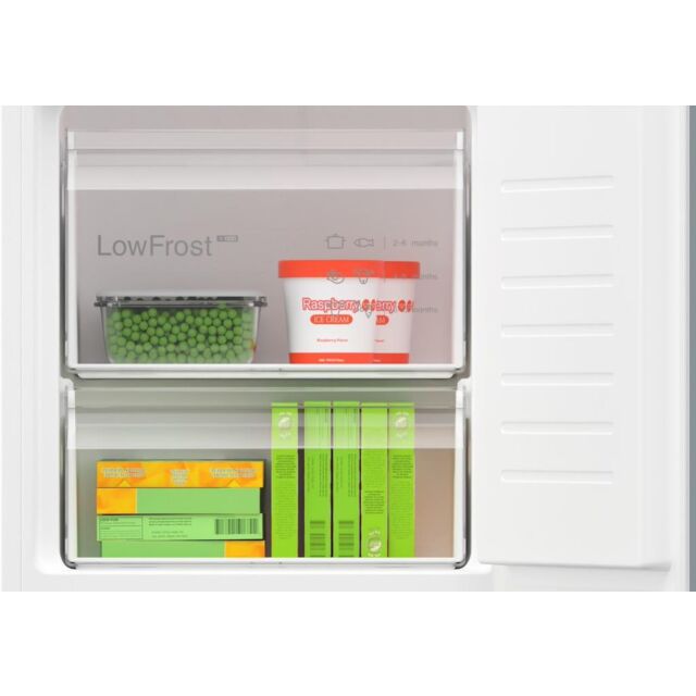 Bosch KIV87VSE0G, Built-in fridge-freezer with freezer at bottom