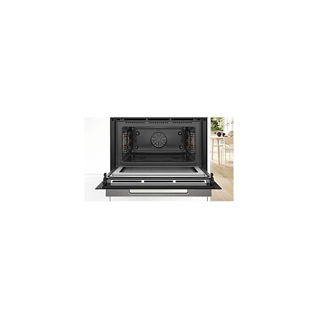 Bosch CMG7761B1B, Built-in compact oven with microwave function