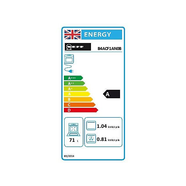 Neff B4ACF1AN0B, Built-in oven