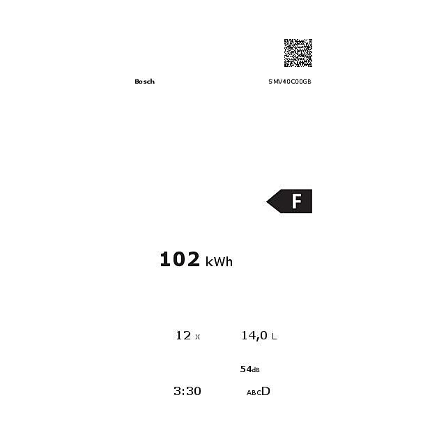 Bosch SMV40C00GB, Fully-integrated dishwasher