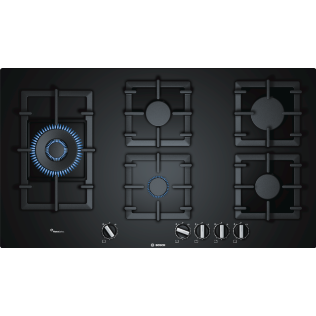 Bosch PPS9A6B90, Gas hob