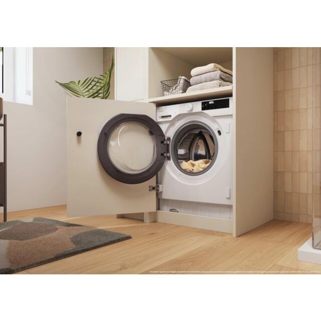 Candy BC4S49M6D8J-80 9kg Integrated Washing Machine with A-20% Energy Rating - White