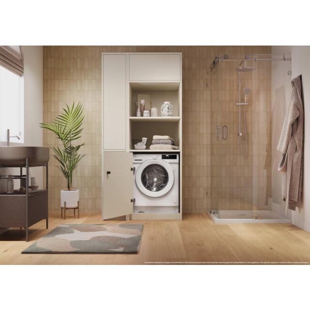 Candy BC4S49M6D8J-80 9kg Integrated Washing Machine with A-20% Energy Rating - White