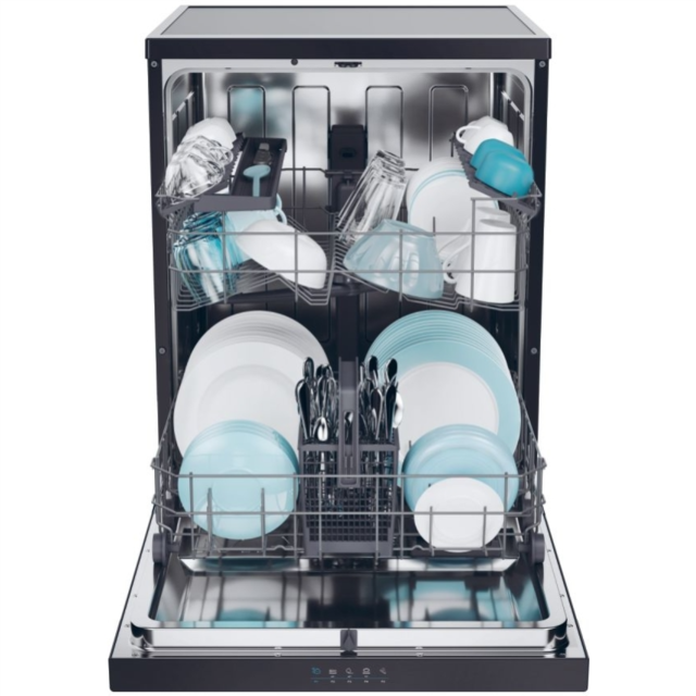 Candy CF3C9E0B-80 Candy Rapido 13 Place Setting Dishwasher - Black