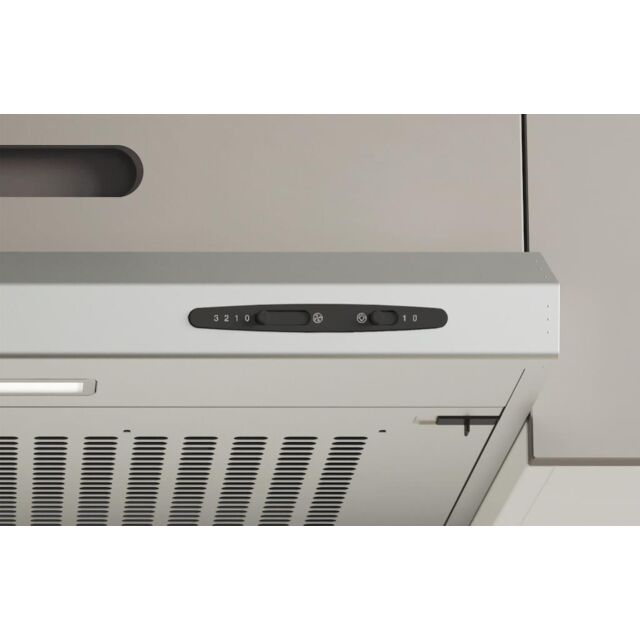 Candy CFT610/5S/1/UK 60cm Visor Cooker Hood - Silver