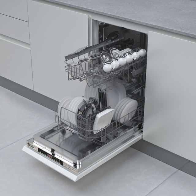 Hoover H-Dish HDIH 2T1047-80 Integrated 45cm 10 Place Slimline Dishwasher - E Rated