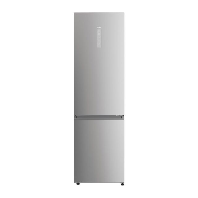 Haier HDPW5620DNPK 60cm Freestanding Fridge Freezer - Silver