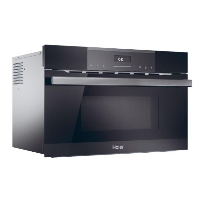 Haier HWO38MG6HXBD/UK Built-In Combination Microwave Oven - Black