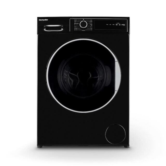 Montpellier MWM814BLK 8kg 1400rpm Freestanding Washing Machine - Black