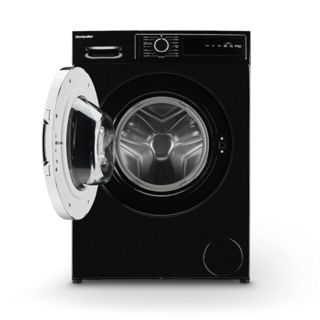 Montpellier MWM814BLK 8kg 1400rpm Freestanding Washing Machine - Black