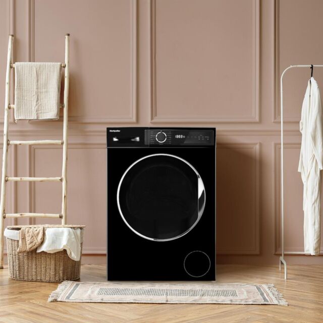 Montpellier MWM814BLK 8kg 1400rpm Freestanding Washing Machine - Black