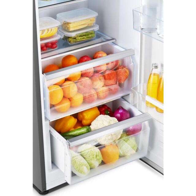 Teknix TH60TLW 60cm Tall Larder Fridge with Metal Tech Cooling - White