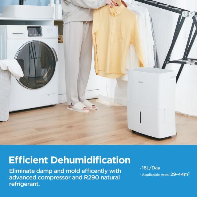 Midea MDDQ-12DEN7-QA3 12L Dehumidifier - White