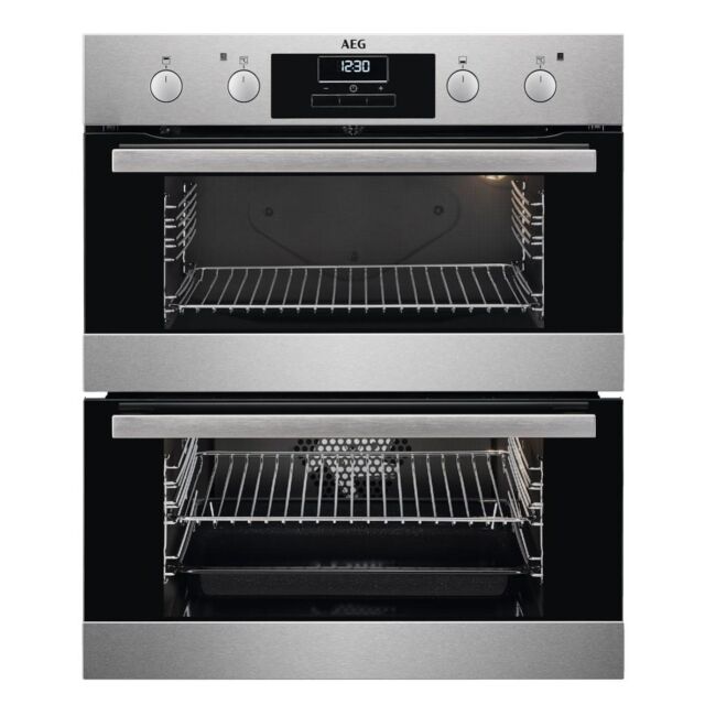 AEG DUB331110M SurroundCook Built-Under Electric Double Oven - Stainless Steel
