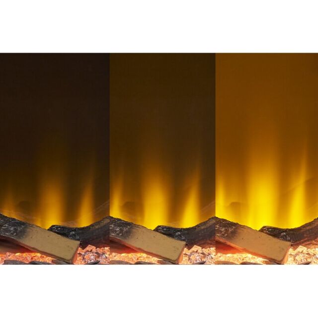 Nexus Media Wall Slate Venetian Plaster Effect Including Electric Fire