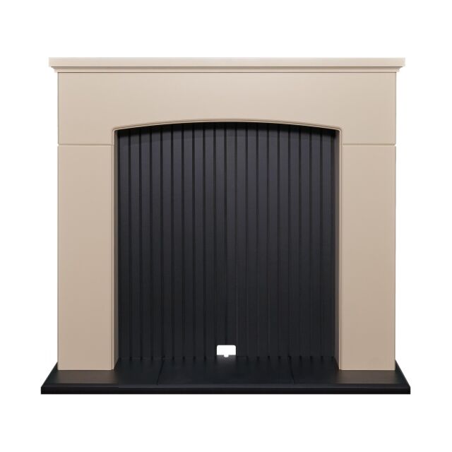 48' Derwent Fire Surround Cream And Black