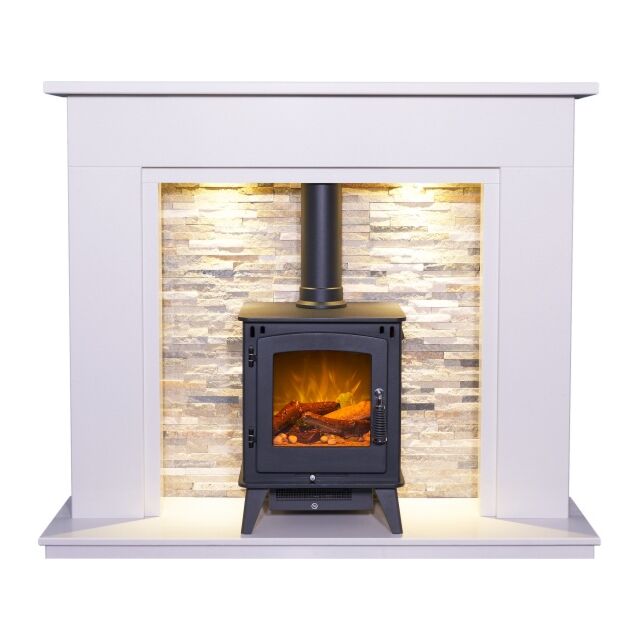 Aurora 54' Santorini Fireplace With Lights