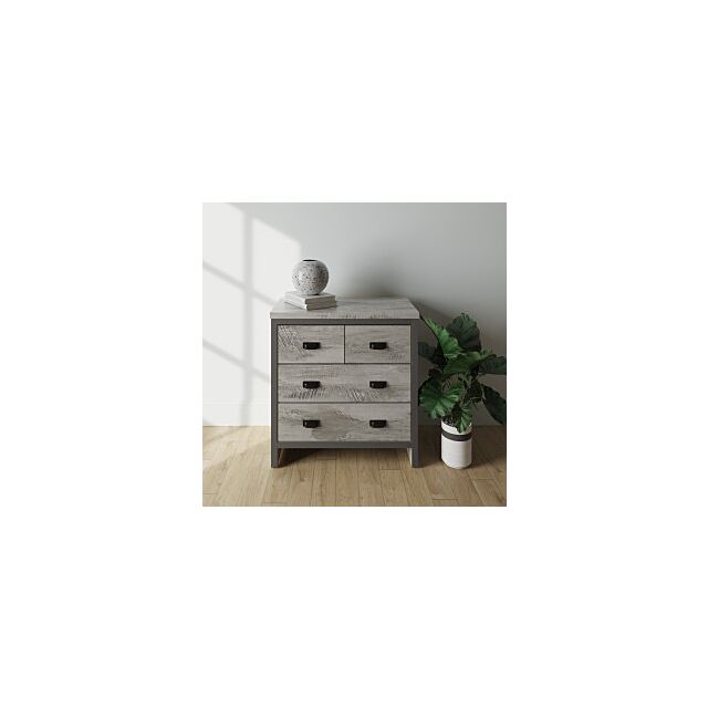 GFW BOS22CGRY BOSTON 2+2 DRAWER CHEST GREY