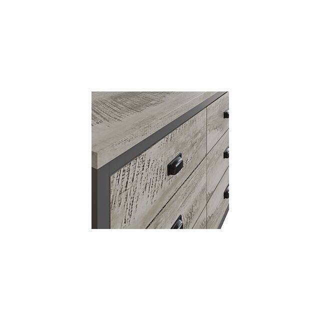 GFW BOS33CGRY BOSTON 3+3 DRAWER CHEST GREY