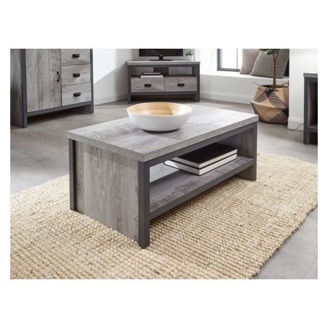 GFW BOSSCTGRY BOSTON SIMPLE COFFEE TABLE GREY