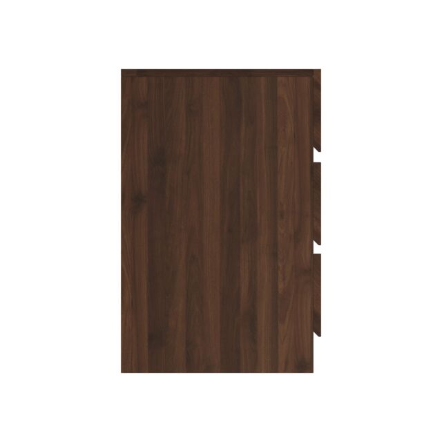 GFW CAT3B2WAL CATANIA 3 DRAWER BEDSIDE TABLE ROYAL WALNUT x2