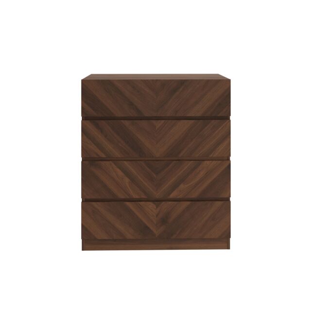 GFW CAT4DCWAL CATANIA 4 DRAWER CHEST ROYAL WALNUT