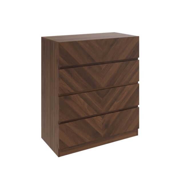 GFW CAT4DCWAL CATANIA 4 DRAWER CHEST ROYAL WALNUT