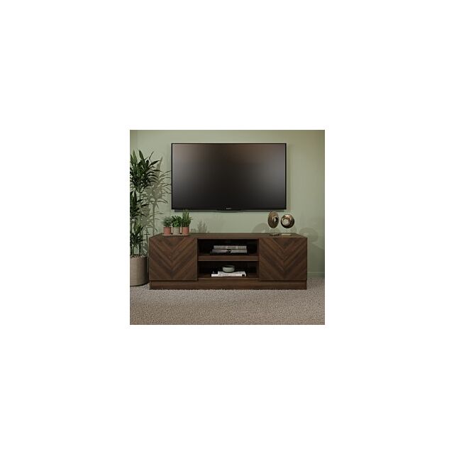 GFW CATTVUWAL CATANIA 2 DOOR TV UNIT ROYAL WALNUT