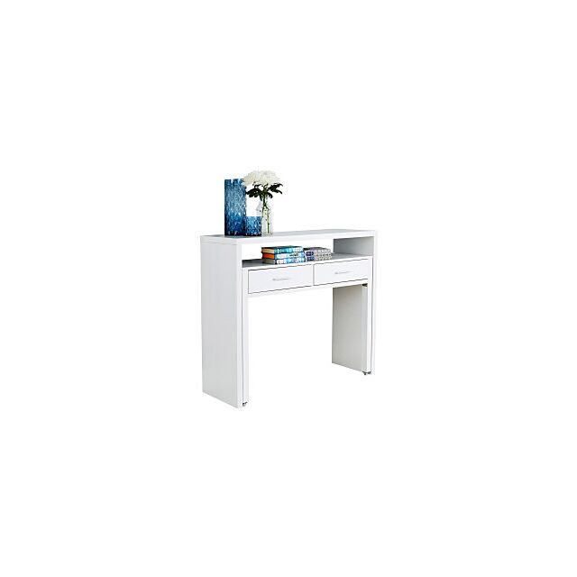 GFW EXTCNSWHT REGIS EXTENDING CONSOLE TABLE WHITE