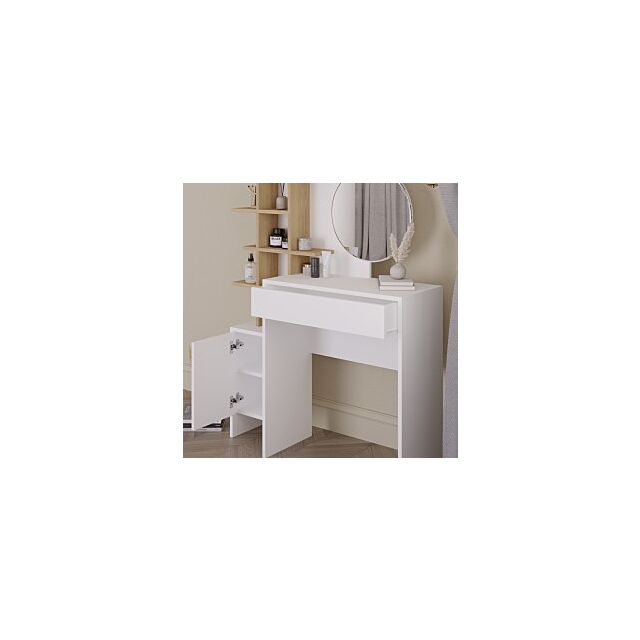 GFW FRJDRTWHO FREYJA DRESSING TABLE WHITE/OAK