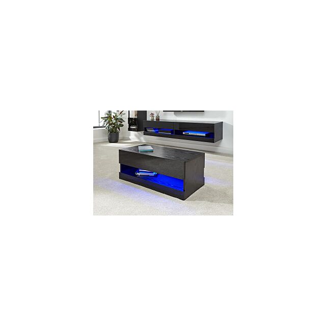 GFW GALCOFBLK GALICIA COFFEE TABLE WITH LED BLACK