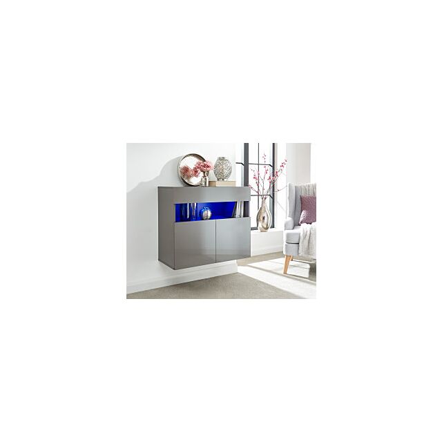 GFW GALSIDGRY GALICIA SIDEBOARD WITH LED GREY