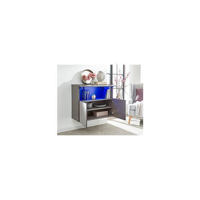 GFW GALSIDGRY GALICIA SIDEBOARD WITH LED GREY