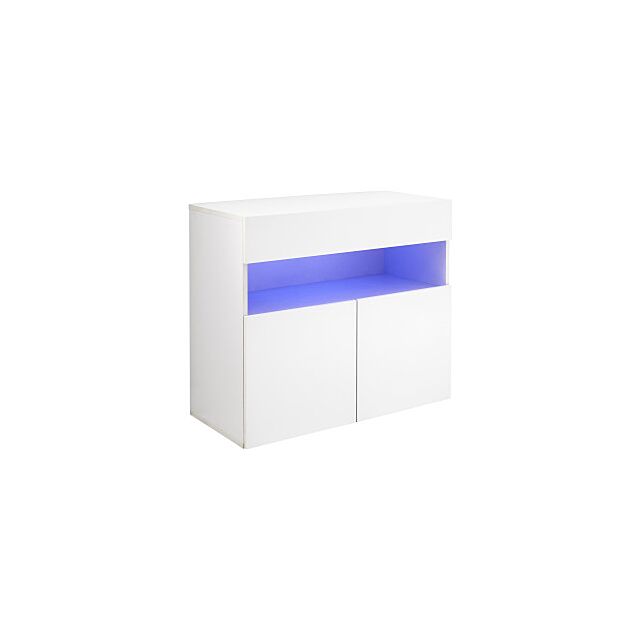 GFW GALSIDWHT GALICIA SIDEBOARD WITH LED WHITE
