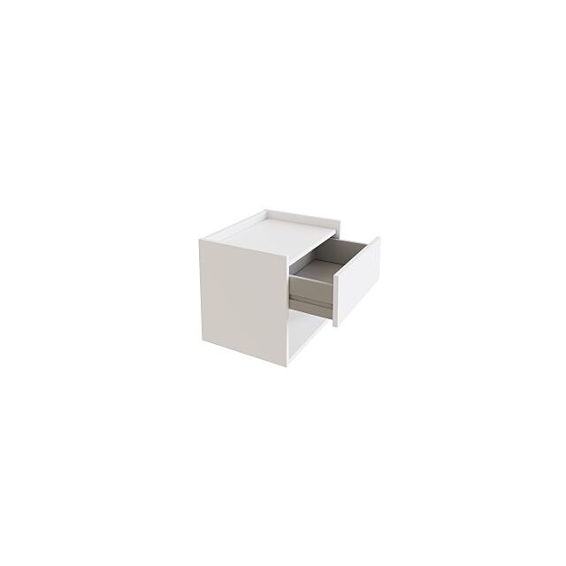 GFW HARWMBWHT HARMONY WALL MOUNTED PAIR OF BEDSIDE TABLES WHITE