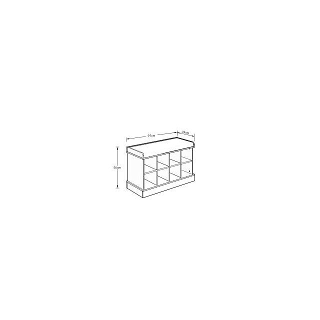 GFW KEMSHBOAK KEMPTON SHOE BENCH OAK