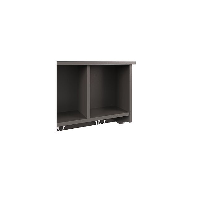 GFW KEMWRKGRY KEMPTON WALL RACK GREY