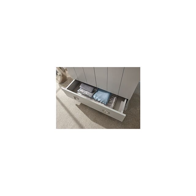 GFW KEN21WGRY KENDAL 2 DOOR 1 DRAWER WARDROBE GREY