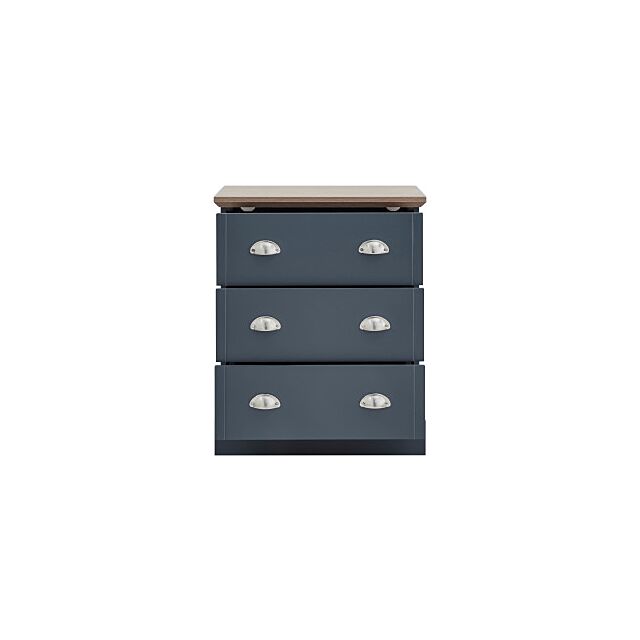 GFW KEN3DCSBL KENDAL 3 DRAWER CHEST SLATE BLUE