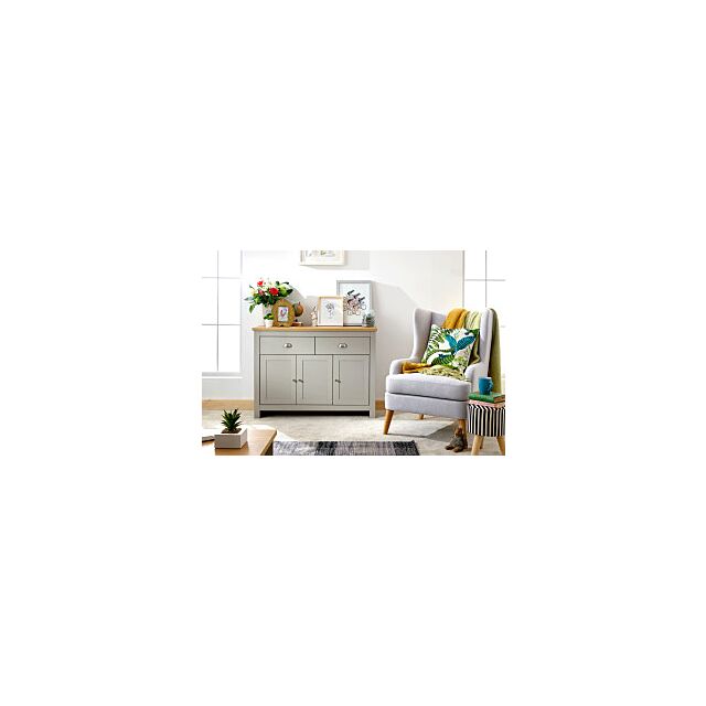 GFW LANLSBGRY LANCASTER LARGE SIDEBOARD GREY