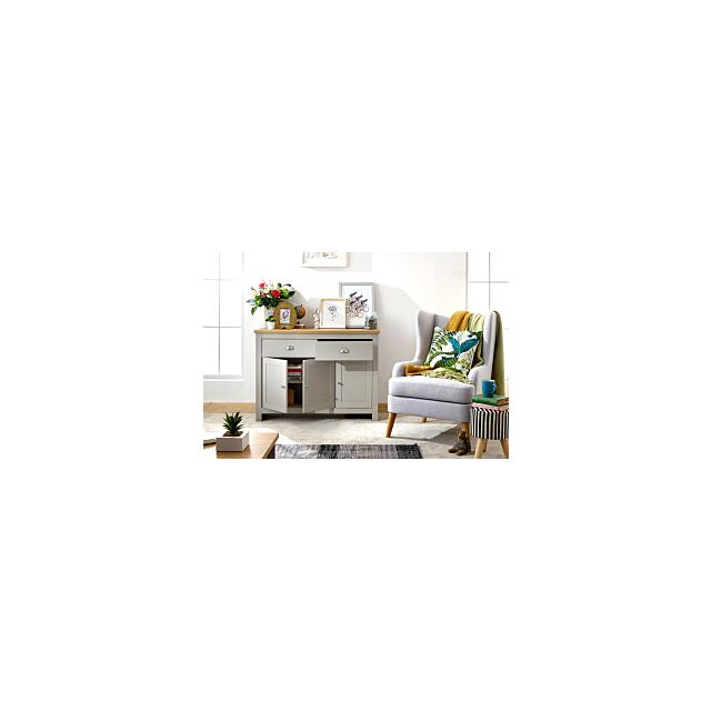 GFW LANLSBGRY LANCASTER LARGE SIDEBOARD GREY