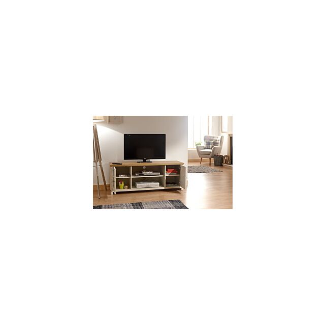 GFW LANLTVCRM LANCASTER LARGE TV CABINET CREAM